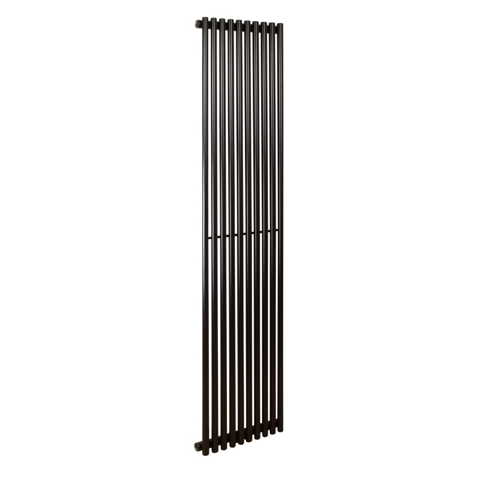 Трубчастий радіатор Betatherm вертикальний Praktikum 1 1800x387 (Чорний RAL9005М, підк. №99) Фото - 1